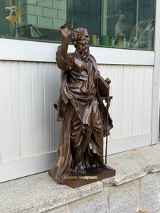 Metallo artigianato bronzo <span class=keywords><strong>Peter</strong></span> e Paul statua scultura religiosa in bronzo per la chiesa - Product Image 5