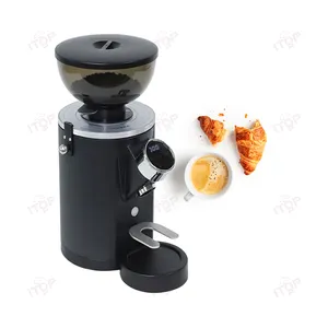 Professional Commercial Coffee Grinder Flat Burr Industrial Cafe Mill Electric Espresso Coffee Bean Grinder