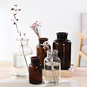 Fornitore di <span class=keywords><strong>vasi</strong></span> in vetro trasparente ambrato vaso <span class=keywords><strong>per</strong></span> bottiglie di piccole <span class=keywords><strong>piante</strong></span> in vetro <span class=keywords><strong>vasi</strong></span> in vaso di vetro floreale in <span class=keywords><strong>vendita</strong></span> - Product Image 2