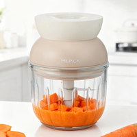 Nieuwste multifunctionele mini elektrische USB oplaadbare groente-, chili-, gember-, ui-, kruiden-, saus-, knoflook- en voedselblender keukenhakker