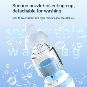 Aspirador <span class=keywords><strong>Nasal</strong></span> eléctrico para la nariz del bebé, dispositivo de succión <span class=keywords><strong>Nasal</strong></span> eficiente, limpiador de nariz para bebé, cuidado de la nariz, succión, eliminación de moco - Product Image 2