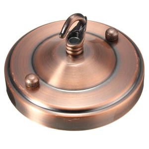 Support de plaque à <span class=keywords><strong>crochet</strong></span> Vintage rétro Antique pour <span class=keywords><strong>plafond</strong></span>, <span class=keywords><strong>ampoule</strong></span> de montage, accessoire de lampe de lustre - Product Image 5