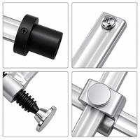 Pince en F robuste en acier traité thermiquement pour table de soudage, réglable 40-175 mm, manche en T, 300 mm max, manchon 16 mm 22 mm 28 mm, 2500 N