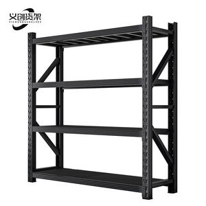 رفوف تخزين فولاذية متينة بدون براغي ذات 4 طبقات مع حماية ضد التآكل، نظام رفوف المستودعات لتكديس البضائع - Product Image 3