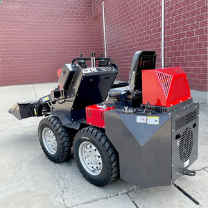 รถตักล้อยางคุณภาพสูง รถตักหน้าแบบมีล้อ รถตักไม้ซุง เครื่องยนต์ EU5 EPA มินิโหลดเดอร์ พร้อมมอเตอร์และปั๊ม - Product Image 4