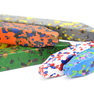 Новые разноцветные камуфляжные мелки в полоску, 6 цветов в коробке, Детские карандаши для граффити - Product Image 3