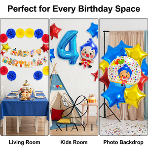 Nuevo Set de Globos de Aluminio de <span class=keywords><strong>Payaso</strong></span> <span class=keywords><strong>Plim</strong></span> para Fiestas, Cumpleaños, Eventos, Disfraces, Navidad, Venta al por Mayor para Niños - Product Image 6
