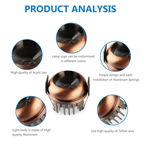 Foco <span class=keywords><strong>LED</strong></span> COB Mini de 5W <span class=keywords><strong>para</strong></span> Interiores, Montaje Empotrado en Pared, <span class=keywords><strong>para</strong></span> Sala de Estar y Salas de Exhibición, Precio Mayorista - Product Image 2