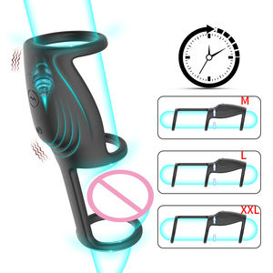 Vibrierender <span class=keywords><strong>Penis</strong></span>-Ärmel-<span class=keywords><strong>Penis</strong></span> ring, <span class=keywords><strong>Penis</strong></span>-Ring-Vibrator-Extender für G-Punkt-Stimulation, Paare Sexspielzeug für Erwachsene für Männer Frauen - Product Image 6