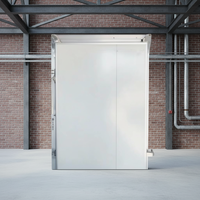 Portes coulissantes isolées électriques avec panneaux sandwich pour entrepôts frigorifiques, porte rapide pour entrepôts frigorifiques