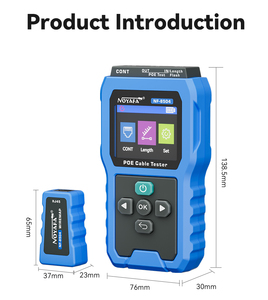 Probador de Cables de Red NOYAFA NF-8504, RJ45 CAT5 CAT6, Rastreador de Cables, Buscador de Líneas POE, 1 Año de Garantía - Product Image 6