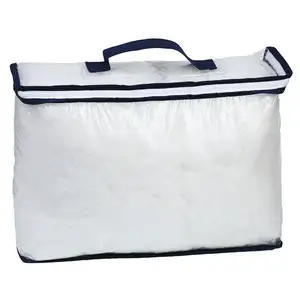 High Quality zip plastic clear bag with handles, bag with zipper