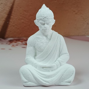 Moldes de fundición de resina hechos a mano para adornos decorativos DIY estilo Ins silicona Sun Wukong moldes W0366 - Product Image 5