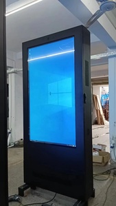65 75 86inch tương tác Totem ngoài trời Android <span class=keywords><strong>LCD</strong></span> hiển thị độ sáng cao hai mặt ngoài trời kỹ thuật số biển kiosk bao vây - Product Image 4