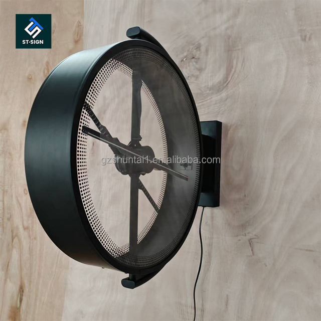 3D Hologram Fan Lightbox Sign Aluminum Frame Hanging Option Outdoor Waterproof High Brightness Fast Delivery