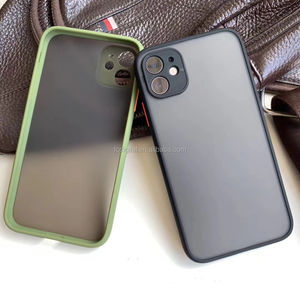 Nouveau choc couleur peau sentiment givré étui de téléphone portable pour <span class=keywords><strong>iPhone</strong></span> 16 15 14 <span class=keywords><strong>13</strong></span> caméra couverture complète fantôme mat pour Huawei Xiaomi - Product Image 4