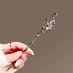Palillo para el Cabello con Forma de Serpiente y Rosa, Estilo Chino, para Mujer, con Borla Vintage, Accesorios para el Cabello Hanfu - Product Image 3
