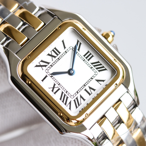 Montre mécanique automatique élégante et raffinée avec une couronne incrustée de spinelle synthétique circulaire convexe assurant une précision de l'heure. - Product Image 5