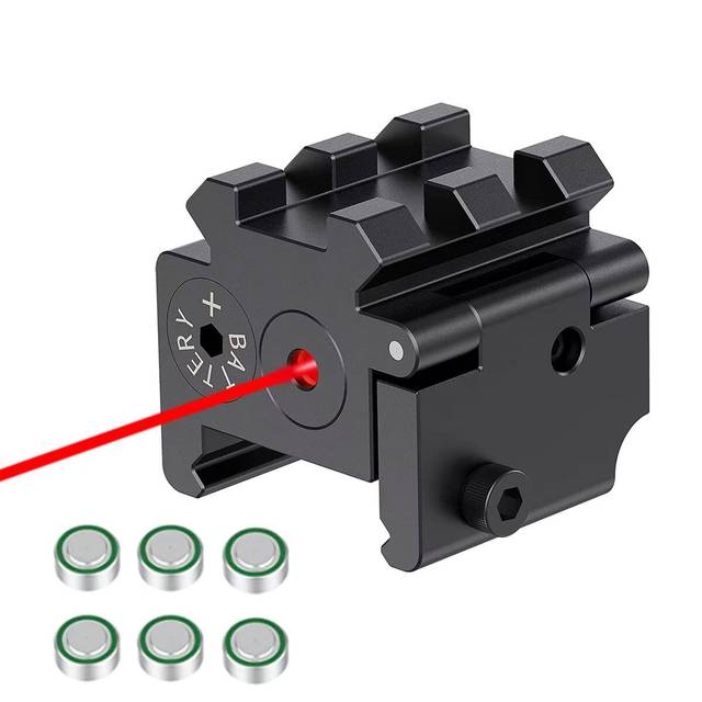 Tactical Red/Green Dot Sight Adjustable Hunting Laser Pointer Accessories 20mm 1913 Mount Aluminium Alloy