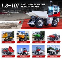Dump truck konstruksi diesel 2 ton, 4 ton, 7 ton, sistem hidrolik, untuk keperluan kontraktor