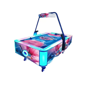 2 Players Coin Operated Air Hockey <b>Electronic</b> Scorer Arcade Air Hockey <b>Game</b> Center Arcade Air Hockey LED Light Air Hockey Table - Product Image 2