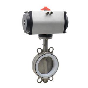 DN100 16 nostank <span class=keywords><strong>valvola</strong></span> a farfalla pressurizzante con finecorsa azionata <span class=keywords><strong>pneumatica</strong></span> - Product Image 3