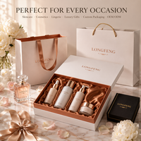 Coffret Cadeau Rigide Personnalisé en Marbre pour Femme, Emballage Haut de Gamme avec Ruban Or Rose, Sac Coloré, Bijoux, Cosmétiques, Mariage, Lamination Mate