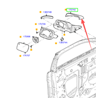 Nouvelle garniture centrale de tableau de bord de qualité OEM GB5Z18842EA, ajustement direct 2016 pour Explorer, bande décorative intérieure, accessoires automobiles