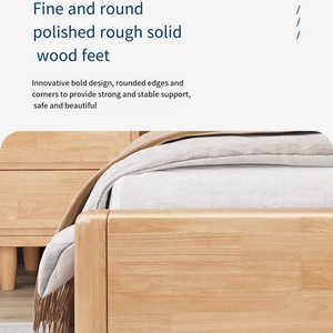 China Factory Modern King <b>Size</b> Solid Wood <b>Bed</b> Double Wooden <b>Beds</b> M33 <b>Bed</b> Frame King <b>Bed</b> Frame <b>Bed</b> King <b>Bed</b> <b>Bed</b> Room - Product Image 2