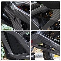 Umina Custom DIY Anime Glitzer-Druck Aluminium-Rahmenschutz-Kit für Surron Light Bee X S – Kompletter Offroad-Motorrad-Karosserieschutz