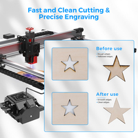 Pompe à air assistée par laser TWOTREES 30L/min, compresseur d'air pour machine de gravure laser TTS-55 TTS-10 TS2, vitesse réglable, faible bruit