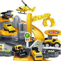 Mainan Anak Diy, Mainan Mobil Jalur Teknik Balap Kereta Api Mainan Anak Rel Listrik Slot Parkir