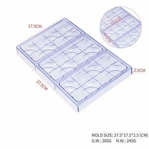 16 Styles ODM Customization New Trendy 3 in 1 <b>Chocolate</b> <b>Mold</b> Polycarbonate <b>Chocolate</b> <b>Bar</b> Mousse <b>Mold</b> - Product Image 6