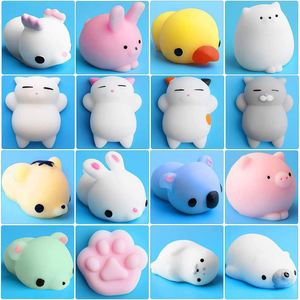16 <b>Pcs</b> Lovely Squishies Stress Relief Mochi Toys <b>Mini</b> Animals Cat Easter Gifts - Product Image 2
