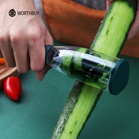 WORTHBUY Trái Cây Lưu Trữ Rau Peeler Với Non-slip Xử Lý Rau Slicer Graters Cà Rốt Khoai Tây Peeler Phụ Kiện Nhà Bếp