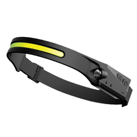 Neue LED-Scheinwerfer-Taschenlampe, wiederauf ladbarer USB-Scheinwerfer mit 1000 Lumen, wasserdicht mit Motion Sensor Cob-Scheinwerfer