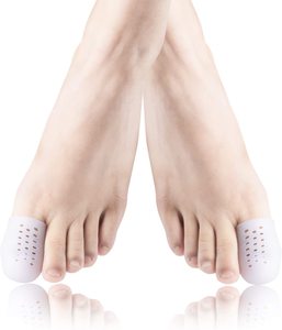 Polster und Schutz bieten Linderung: Atmungsaktive Gel-Zehenkappen zur Schmerzlinderung bei Hühneraugen, Blasen und Hammerzehen - Product Image 5