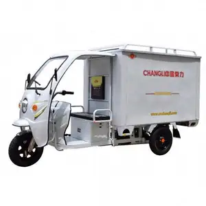 3 ruote cargo triciclo/triciclo elettrico mini dumper/mining discarica elettrico camion