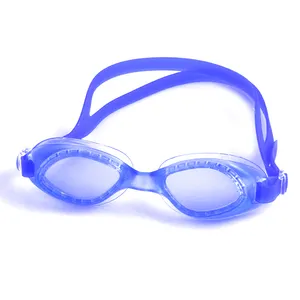 high quality PC lens silicone waterproof ring adults kids anti fog goggles swimming