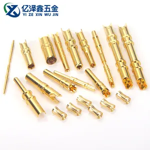 Professional Custom Brass beryllium copper Female electronic crimping contact pin terminal Factory