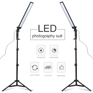 Luce <span class=keywords><strong>Video</strong></span> a LED dimmerabile con treppiede borsa fotografia Kit di illuminazione per telecamera <span class=keywords><strong>Video</strong></span> Studio <span class=keywords><strong>YouTube</strong></span> - Product Image 1