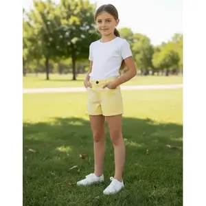 Bermuda in denim elasticizzato da ragazza Adrenaline, vita media, casual, traspirante, in tessuto intrecciato, lunghezza media - Product Image 2