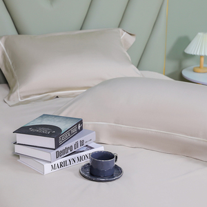 Bamboo Viscose 4pcs Sheets New Arrival Sateen Bamboo Sheet <strong>Set</strong> With Zipper <strong>Custom</strong> Design Bedding <strong>Set</strong> Soft Bamboo Duvet <strong>Cover</strong> - Product Image 4