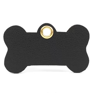 Etiquetas de identificación de perro de cuero portátil Etiquetas de nombre de perro con forma de hueso de PU Etiquetas de <span class=keywords><strong>collar</strong></span> de mascota en blanco - Product Image 6
