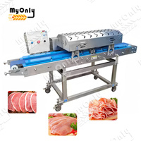 MY Automatique Trancheuse de Poitrine de Poulet Crue Machine à Découper les Tranches de Viande de Bœuf Frais Parallèle