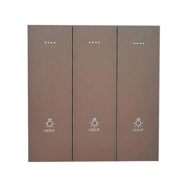Smart Home Design Zigbee Wireless Remote Control Press 3 Gang Electric Light Switches Uk Wifi Smart Wall Switch