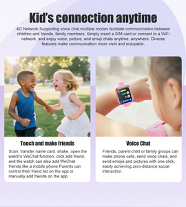 Reloj Inteligente <span class=keywords><strong>para</strong></span> Niños con GPS, Pantalla Curva 2.5D <span class=keywords><strong>de</strong></span> 1.72 Pulgadas, Videollamadas 4G, Posicionamiento en Tiempo Real, WhatsApp y Servicios <span class=keywords><strong>de</strong></span> <span class=keywords><strong>Google</strong></span>, Novedad 2026 - Product Image 5
