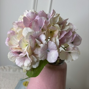 Hydrangea artificielle réaliste faite à la main à tige unique <span class=keywords><strong>pour</strong></span> la décoration de fêtes, les bouquets de mariage, la rentrée scolaire, le Nouvel An chinois - Style moderne - Product Image 2