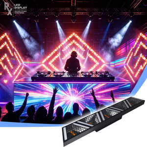 Luz LED RGB de Matriz de Alta Potencia 5x60W, Color Dorado, DMX512 y Control por Voz, 50000 Horas, para KTV, Conciertos, DJ, Discotecas y Escenarios, Gran Venta - Product Image 1