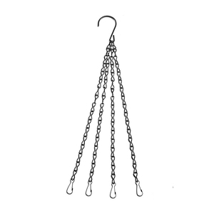Planta <span class=keywords><strong>de</strong></span> Metal negro decorativa moderna, maceta ajustable <span class=keywords><strong>de</strong></span> 3 puntos, maceta <span class=keywords><strong>de</strong></span> flores, cadena <span class=keywords><strong>de</strong></span> repuesto <span class=keywords><strong>colgante</strong></span> con gancho <span class=keywords><strong>de</strong></span> techo - Product Image 1
